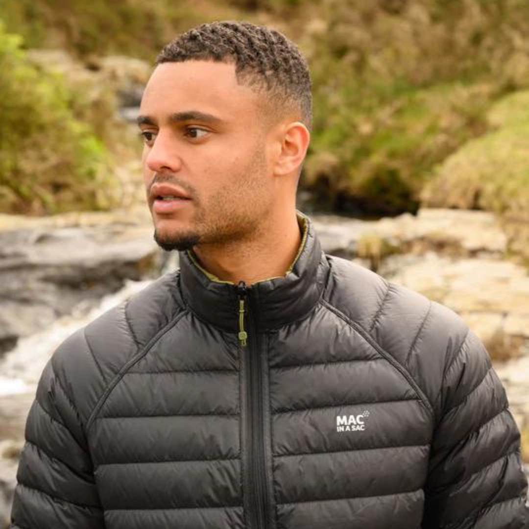Men's Polar Reversible Down Jacket (khaki/black)