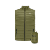 Mens Alpine Packable Down Vest (khaki)