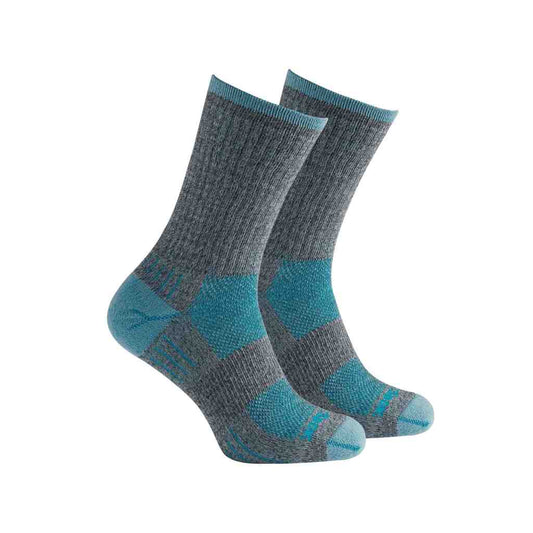 Escape - Crew Socks - Ash Twist/Turquoise