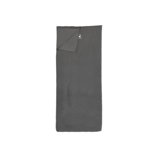 Front view of Domex Rectangular Polyester Liner  Shown Open - Grey | Ships from Melbourne