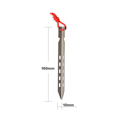 Titanium Alloy V-Shaped Tent Peg
