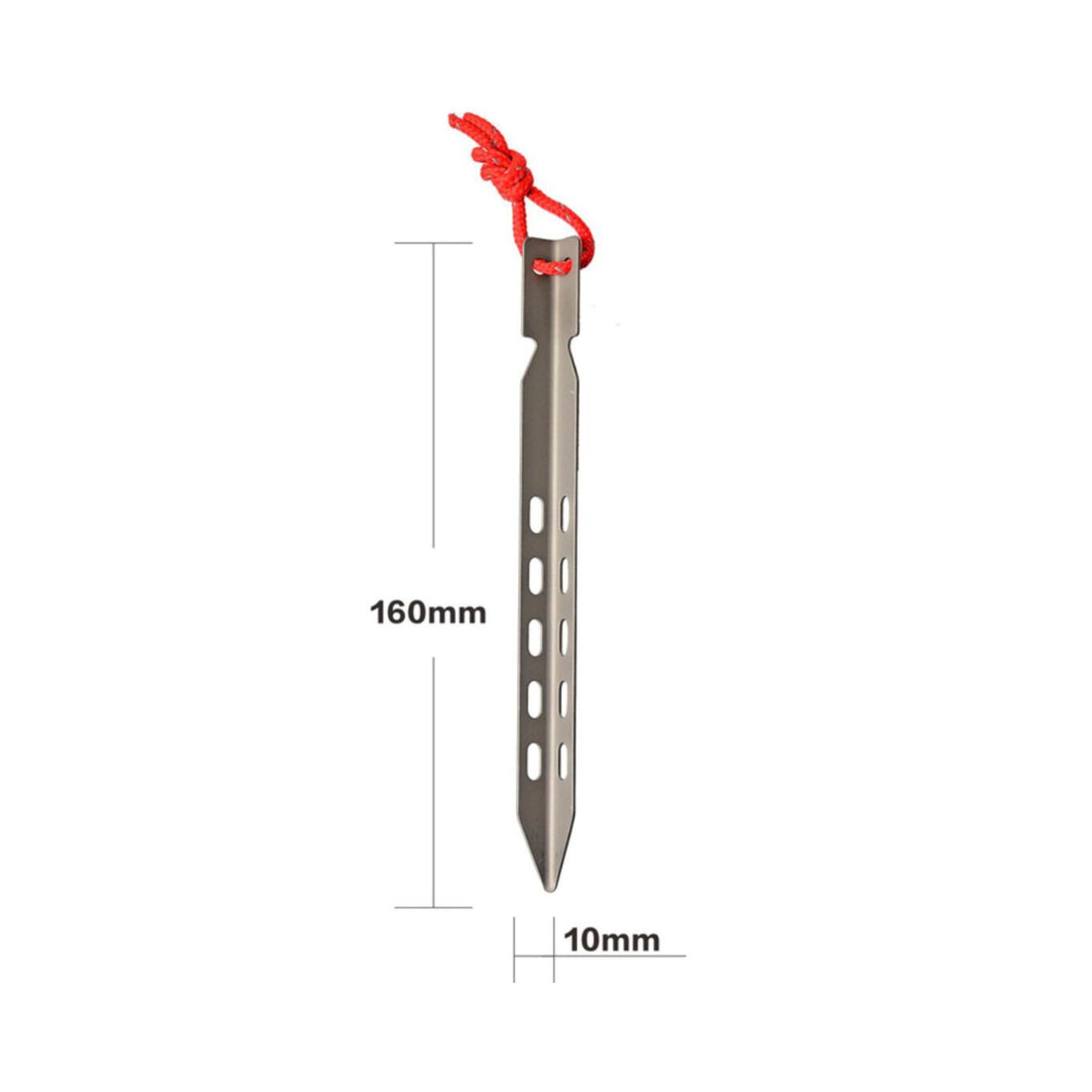 Titanium Alloy V-Shaped Tent Peg