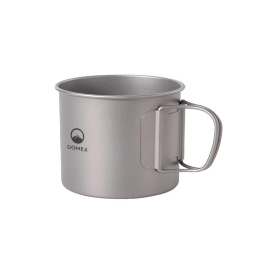 Domex Titanium Mug (450 ml) with folding handle | Ships from Melbourne