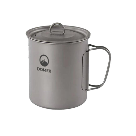 Domex Titanium Pot (750 ml) with folding handle and lid | Ships from Melbourne