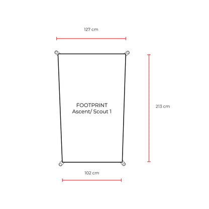 Footprint for Ascent/Scout 1