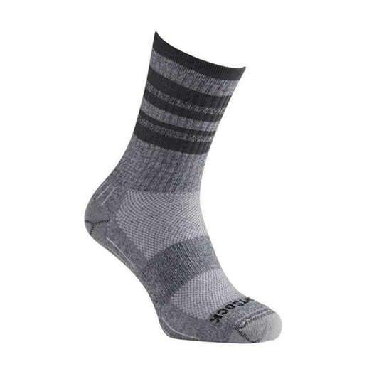 Escape - Crew Socks - Ash Twist Stripes