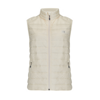 Ladies Alpine Packable Down Vest (ivory)