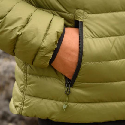 Men's Polar Reversible Down Jacket (khaki/black)