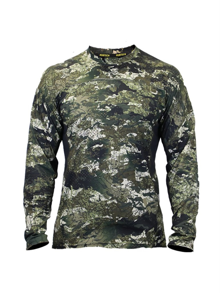 Huntech Mens Glaciertech LS Top (kakariki)