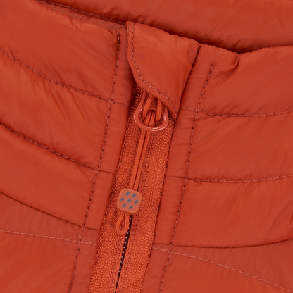 Men's Alpine Packable Down Vest (burnt orange)