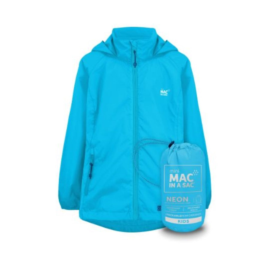 Mini Neon 2 Packable Jacket (neon blue)