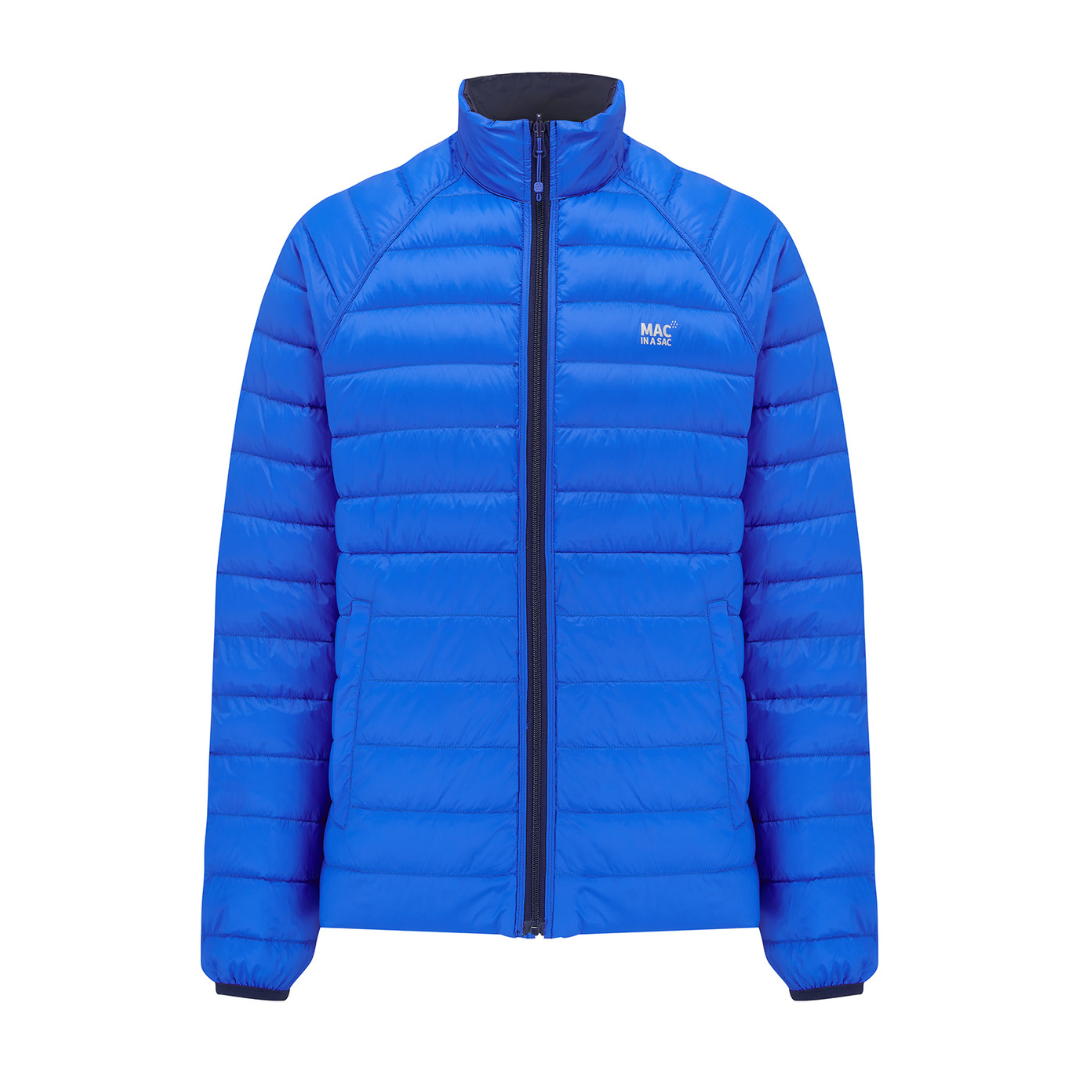 Men's Polar Reversible Down Jacket (saxe blue/navy)