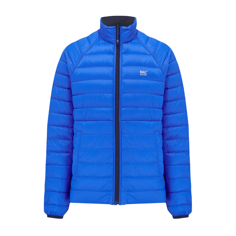 Mens Polar Reversible Down Jacket (saxe blue/navy)