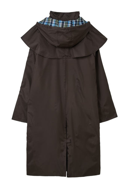 Men's Stockman Coat full length (chocolate)