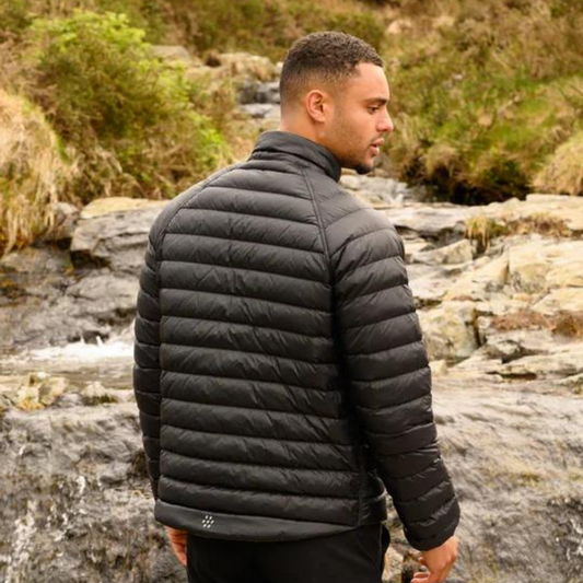 Men's Polar Reversible Down Jacket (khaki/black)