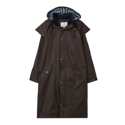 Men's Stockman Coat full length (chocolate)