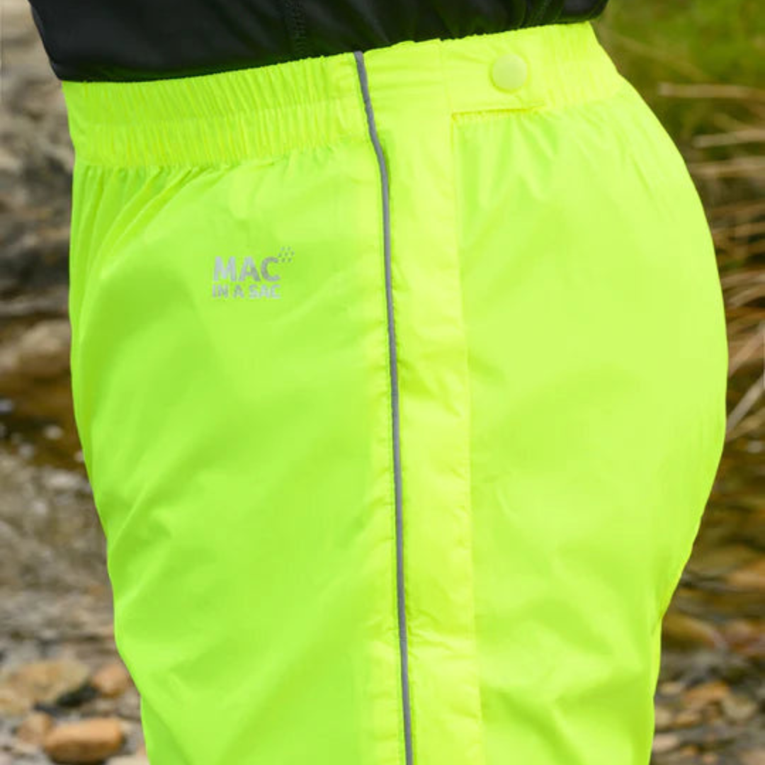 Full Zip Packable Overpants (neon yellow)