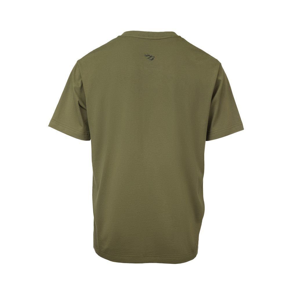 Huntech Men's Vertical Logo Tee (military)