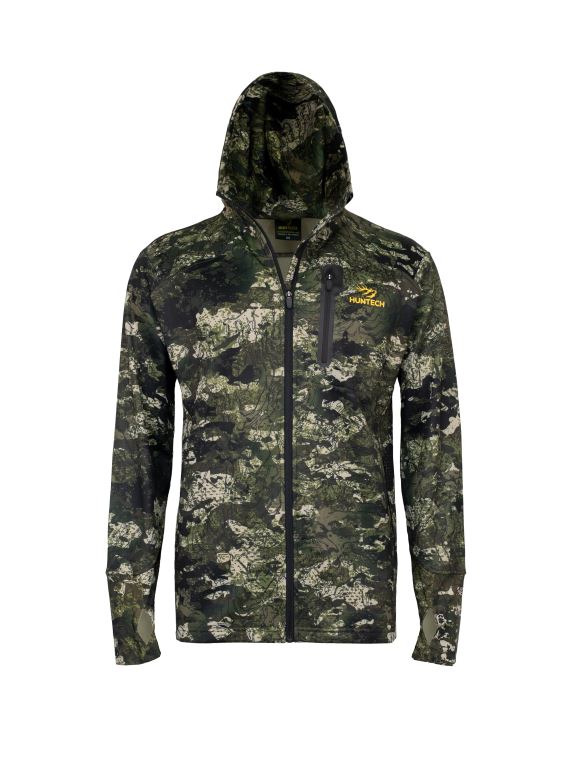 Huntech Mens Scoria FZ Hoodie (kakariki)