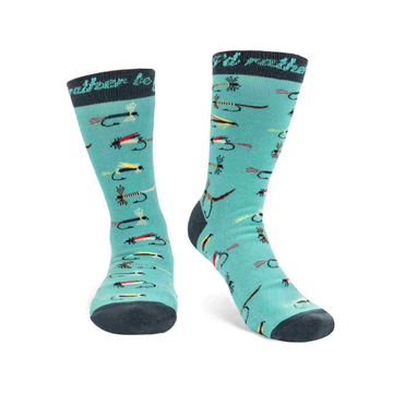 Lavley I'd Rather Be Fly Fishing Socks