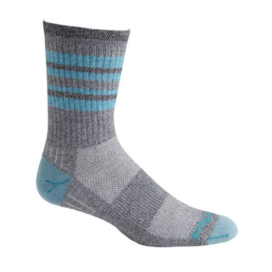 Escape - Crew Socks - Turquoise Stripes