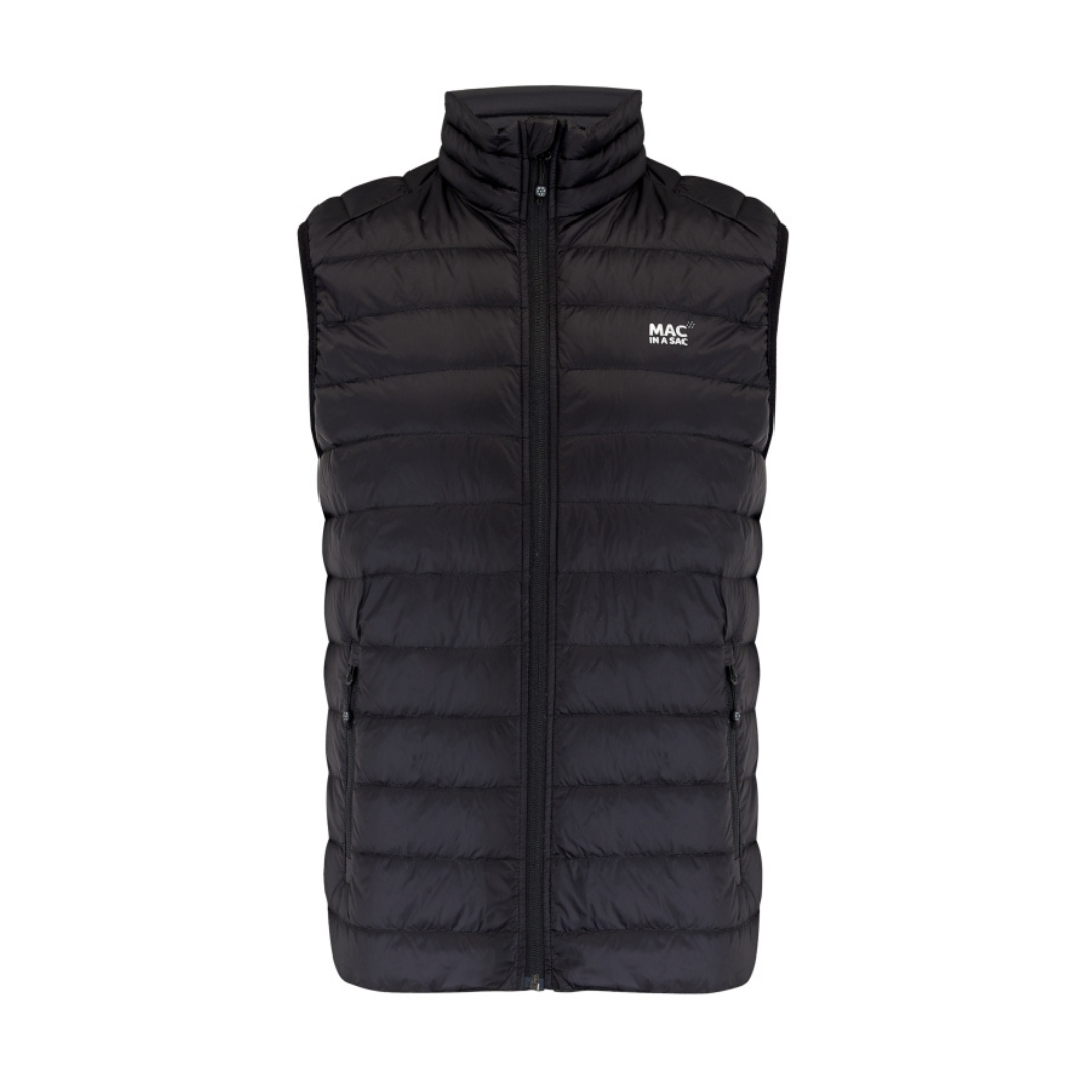 Mens Alpine Packable Down Vest (black)