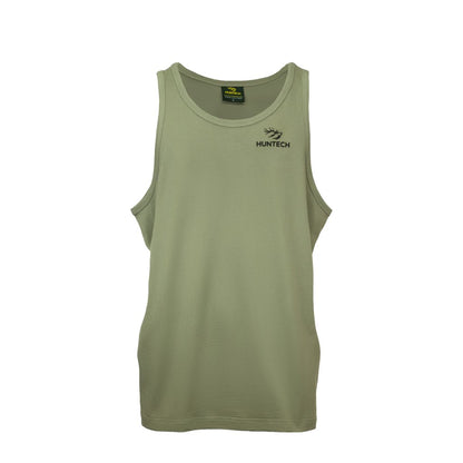 Huntech Men's Logo Singlet (military)