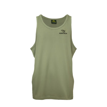 Huntech Mens Logo Singlet (military)