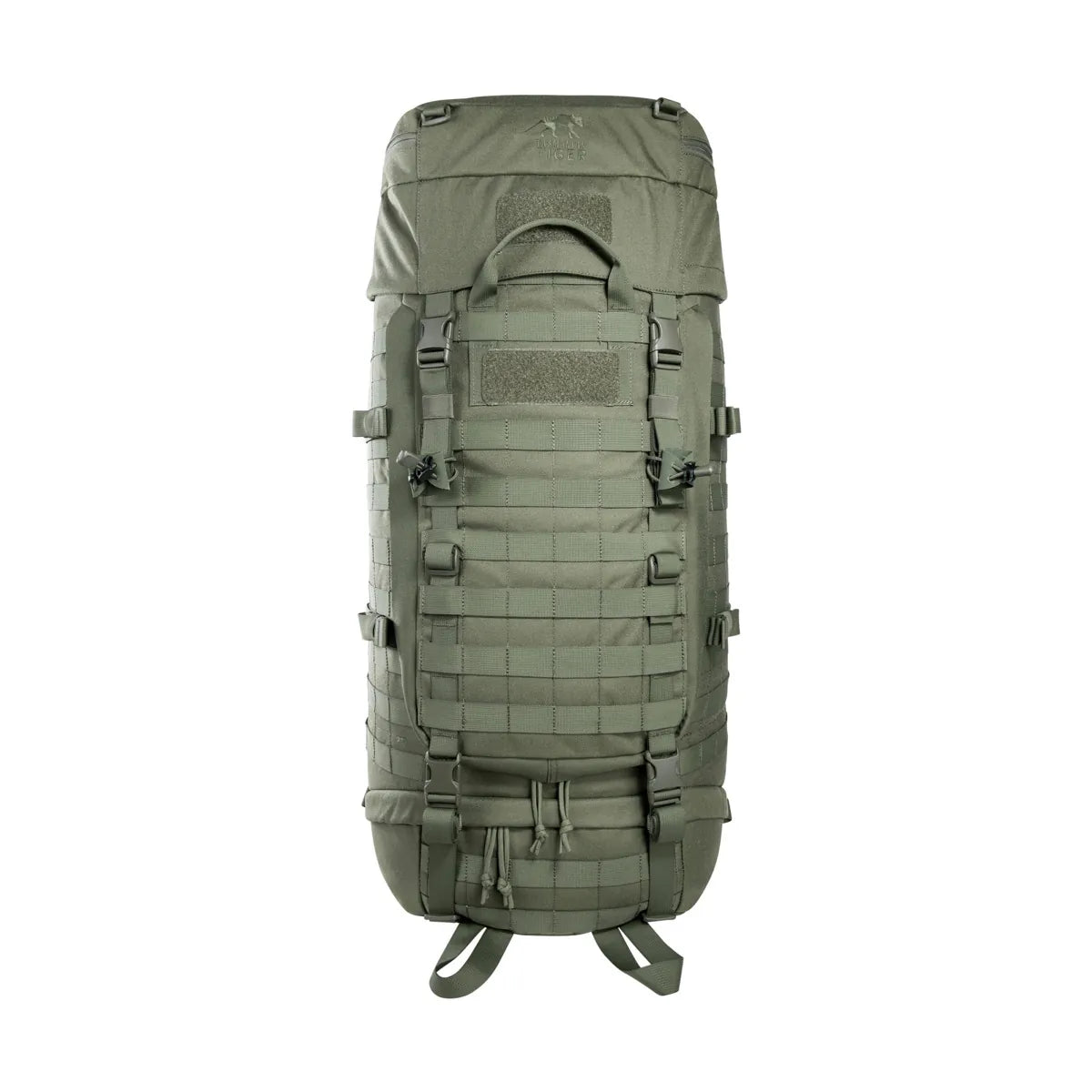 Front view of the Tasmanian Tiger Base Pack 60 FO in olive | TT8846.331