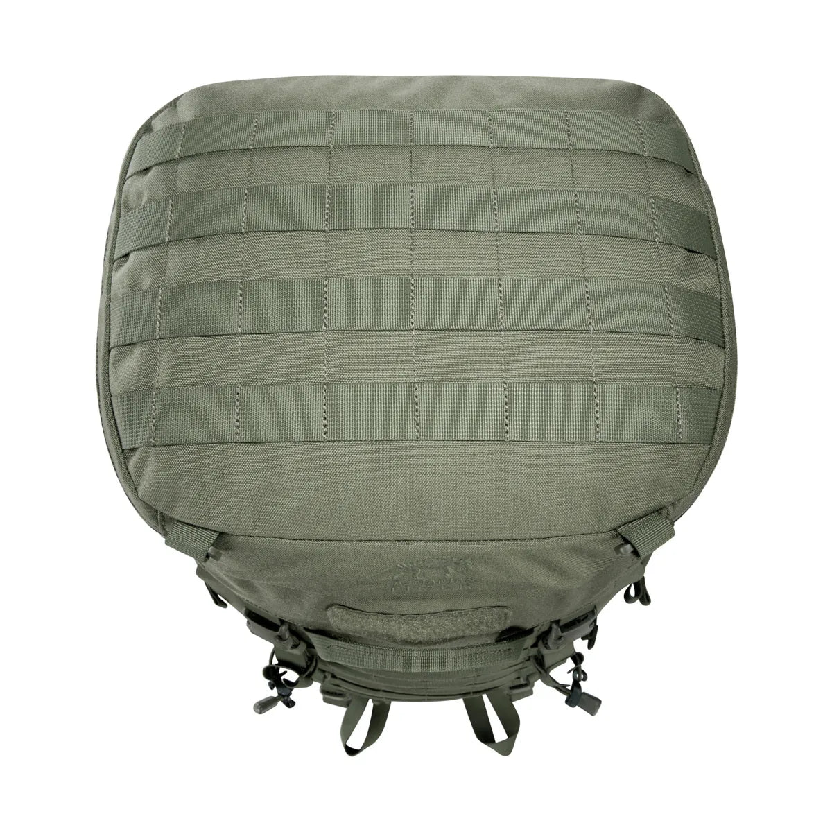 Top of the lid on the Tasmanian Tiger Base Pack 60 FO in olive | TT8846.331