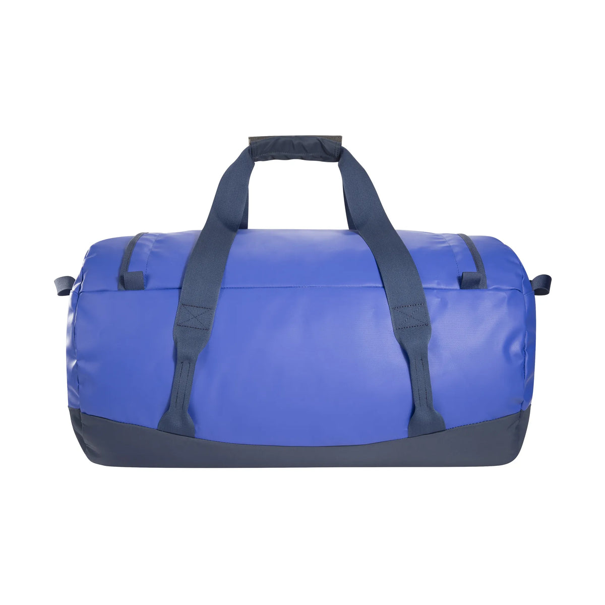 Back view of the Tatonka Basic Barrel 65 L in matte blue | TADI.6981.410