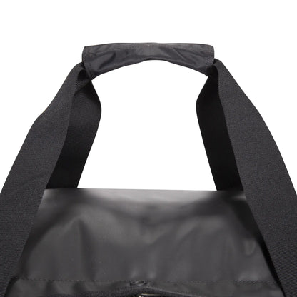 Close-up of the carry handle of the Tatonka Basic Barrel 85 L in matte black | TADI.6982.408